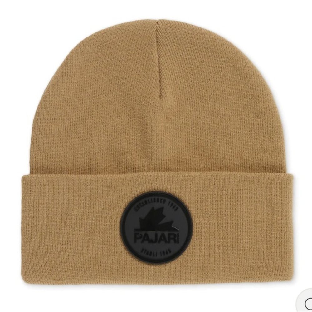 Pajar Bayshore Camel Knit Beanie One Size Unisex